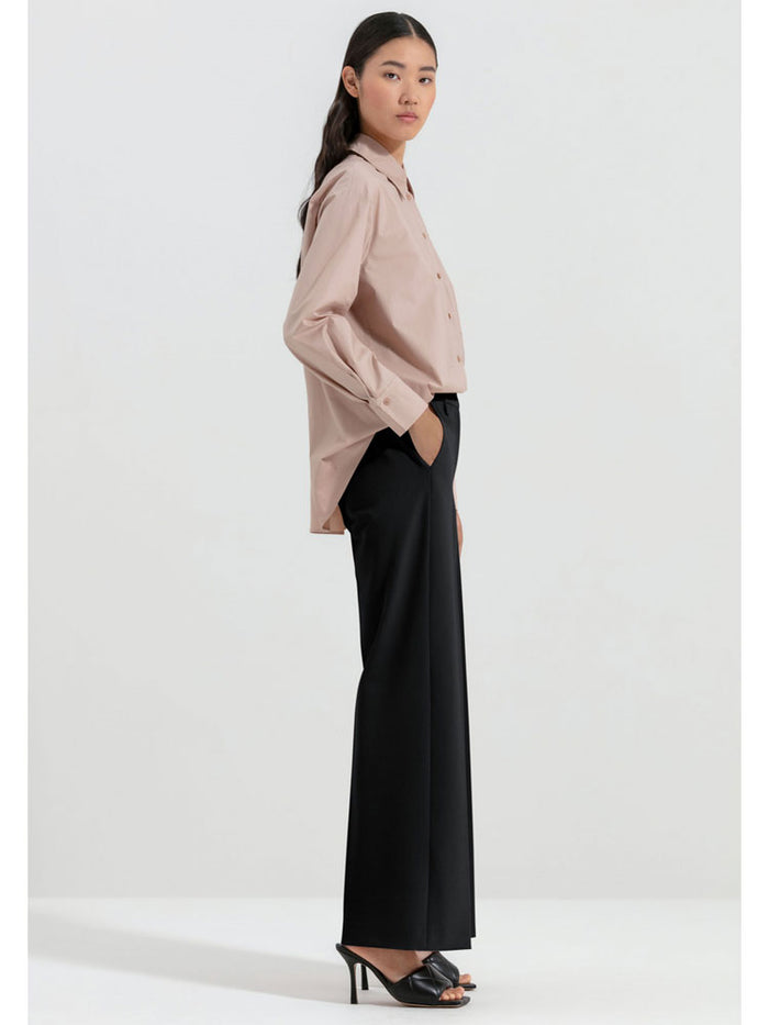 Luisa Cerano Wide Leg Trousers Black
