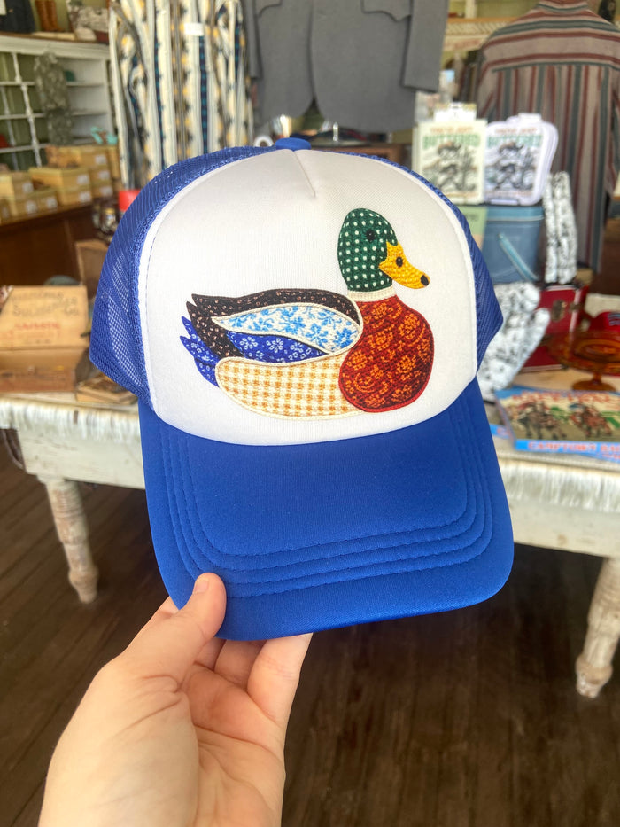 Mallard Duck Patchwork Printed Trucker Hat - Deer Creek Mercantile