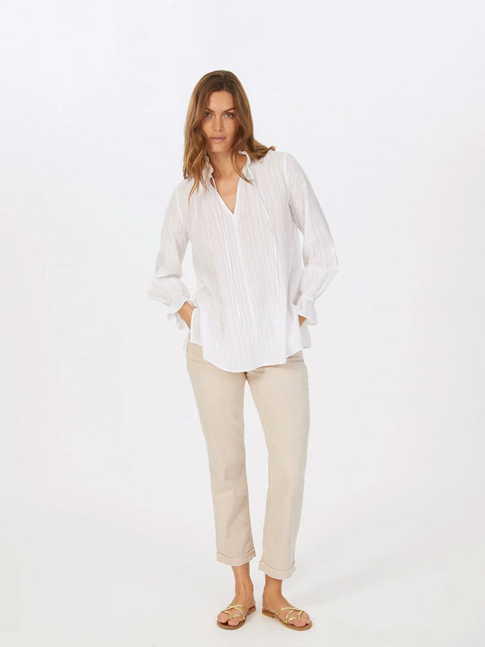 Marc Aurel Cotton Shirt White
