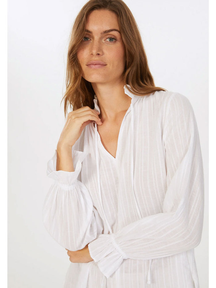 Marc Aurel Cotton Shirt White