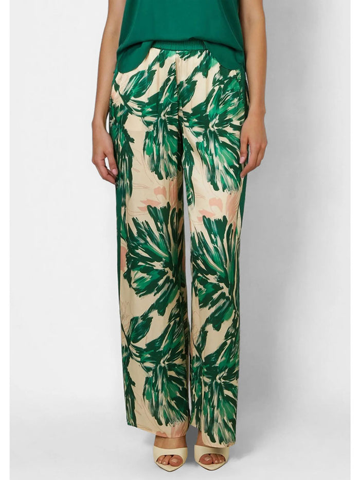 Marc Aurel Printed Trousers Green