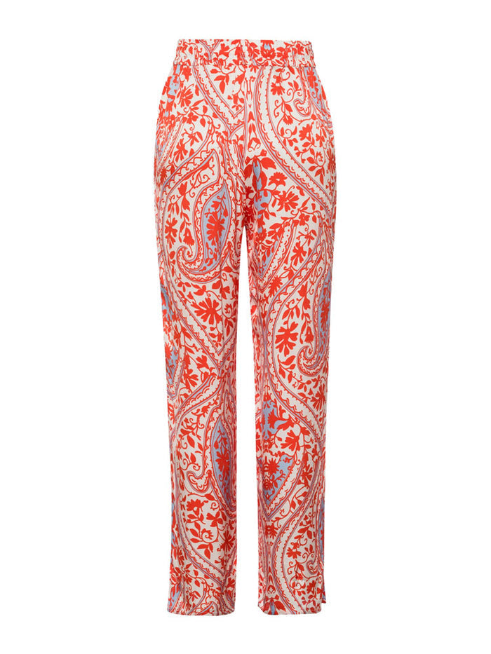Marc Aurel Trousers Red & White