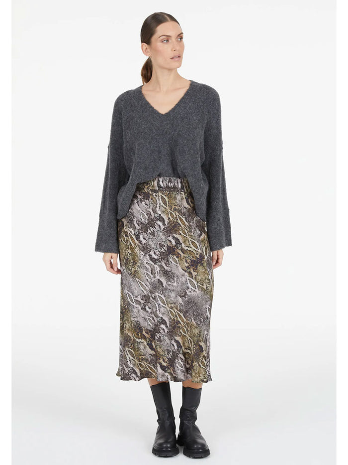 Marc Aurel V-Neck Knit Grey Melange