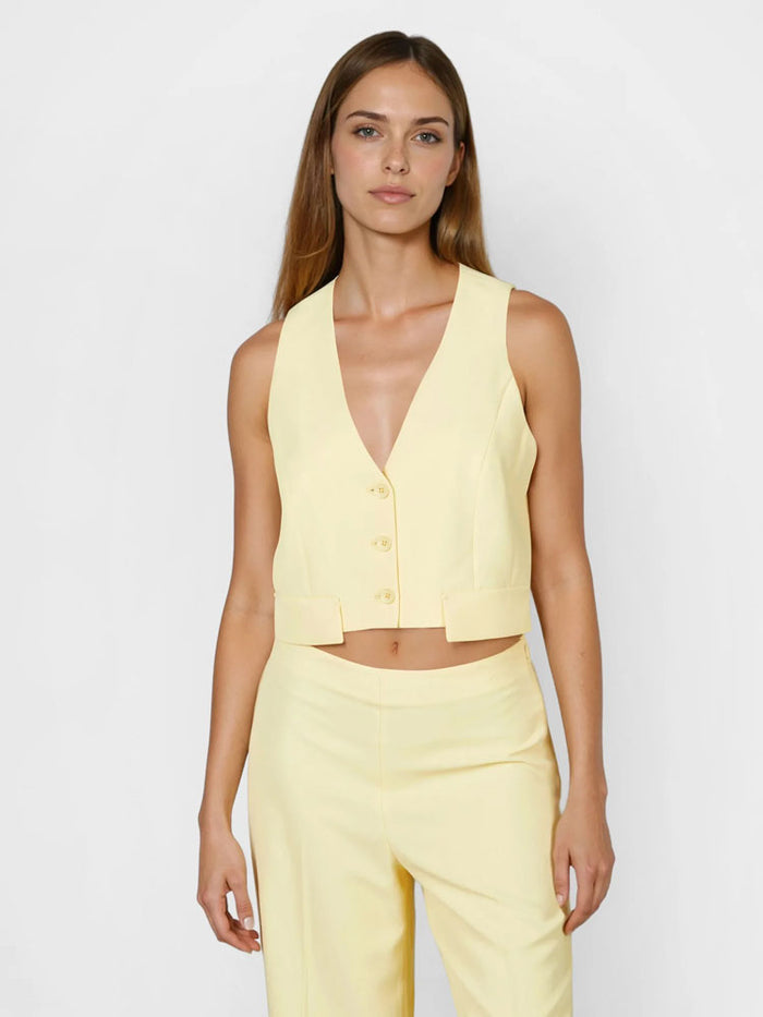 Marc Aurel Waistcoat Yellow