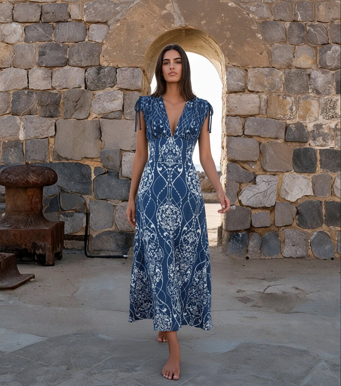 Marina Swimsuit Skirt  - Blue