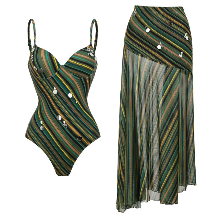 Mary Swimsuit Set - Green