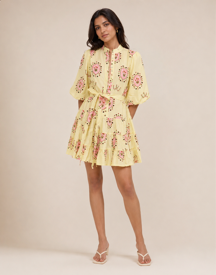Mave Mini Dress - Yellow