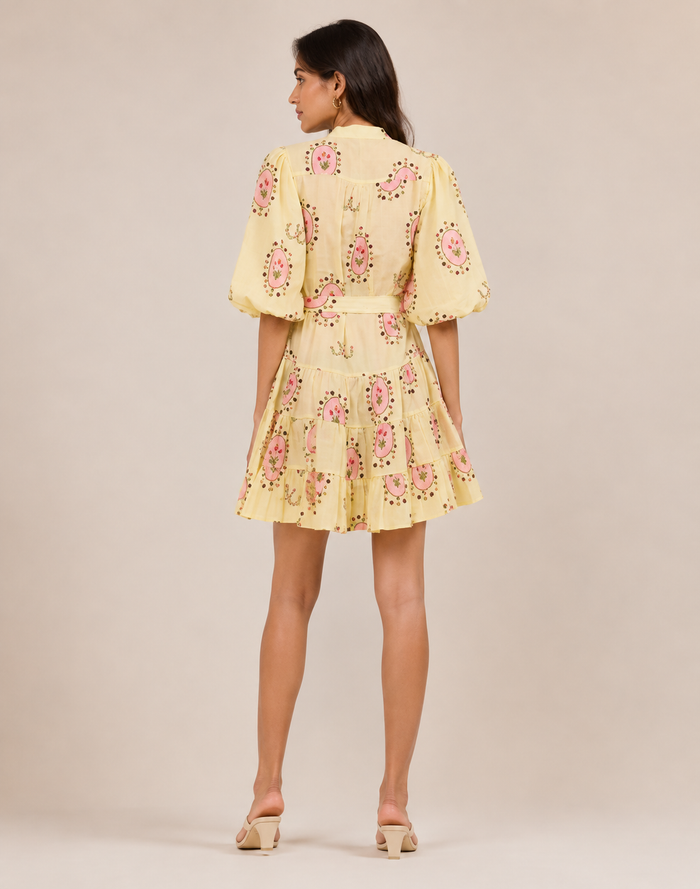 Mave Mini Dress - Yellow