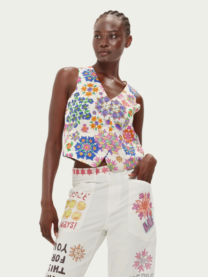 Me369 Cameron Vest Multicolour