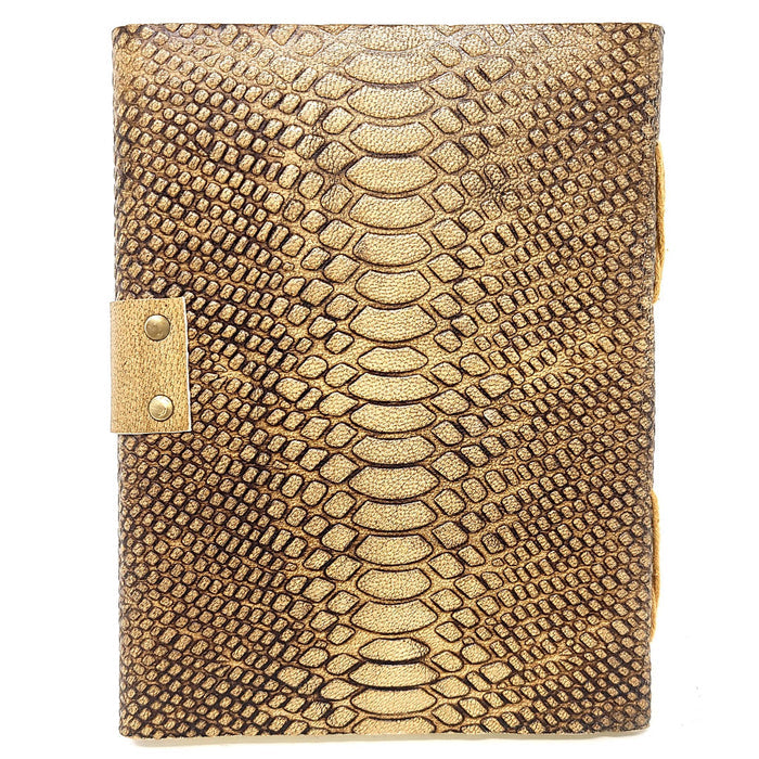 Medusa Leather Journal with Latch