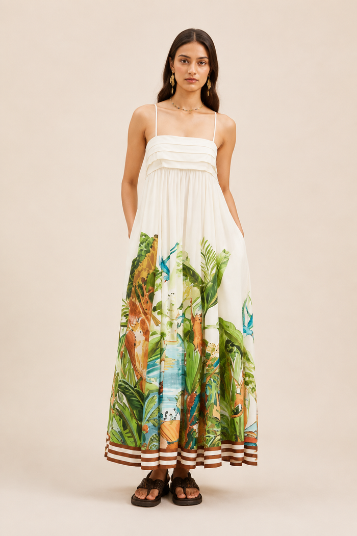 Melba Maxi Dress - Apricot