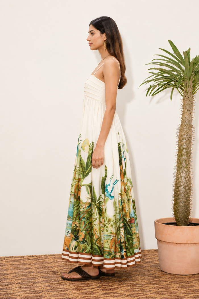Melba Maxi Dress - Apricot