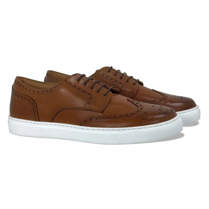 Men's Don Giovanni - Cognac w/ White Sole