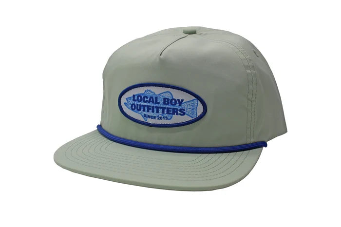 Men's Gone Fishin' Patch Low Profile Rope Hat
