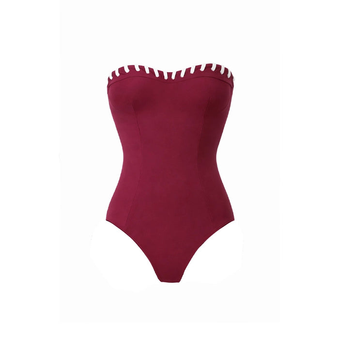 Merlot Swimsuit  - Maroon