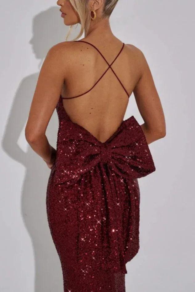 Mermaid Maxi Sequins Formal Evening Dresses 861326172487 - COCOMELODY