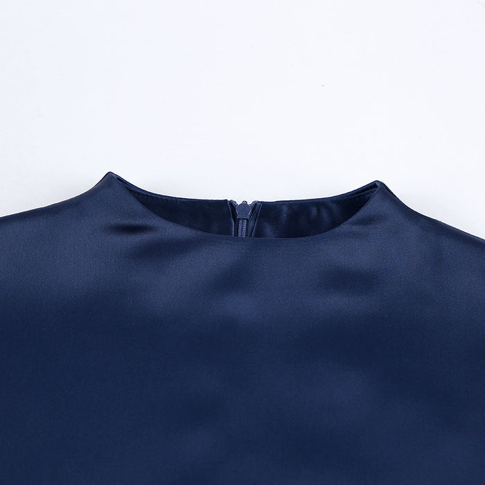 Milan Muse Mini Dress - Navy Blue