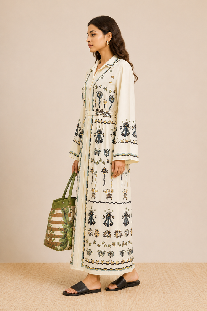 Mimosa Maxi Dress - Apricot