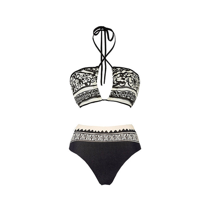 Mint Breeze Bikini Cover-up Set - Black