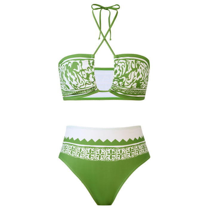 Mint Breeze Bikini Cover-up Set - Green