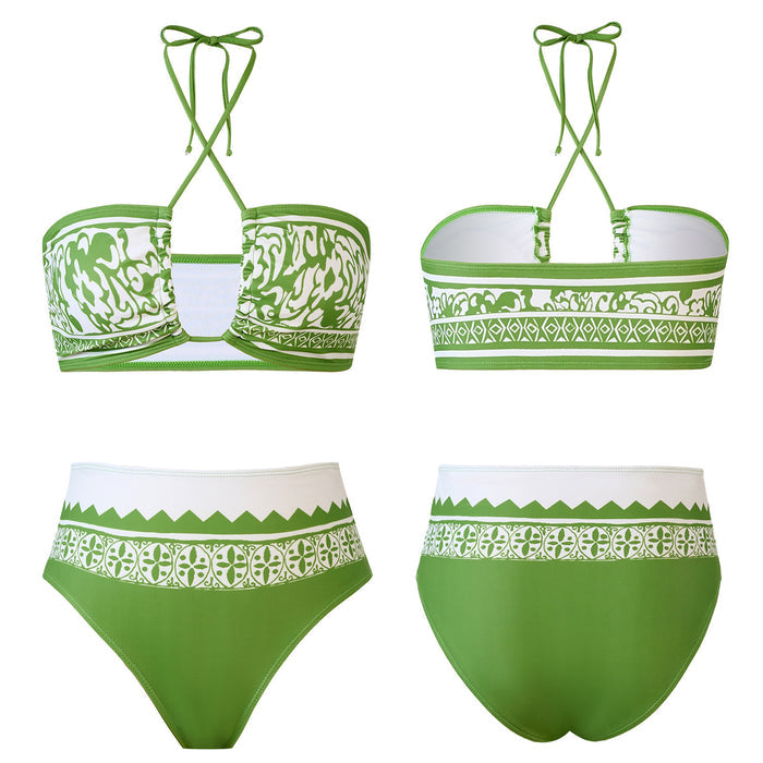 Mint Breeze Bikini Cover-up Set - Green