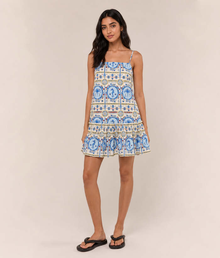 Miranda Mini Dress - Blue