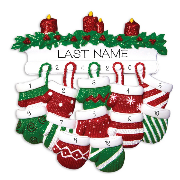Mitten Mantle- Family of 12
