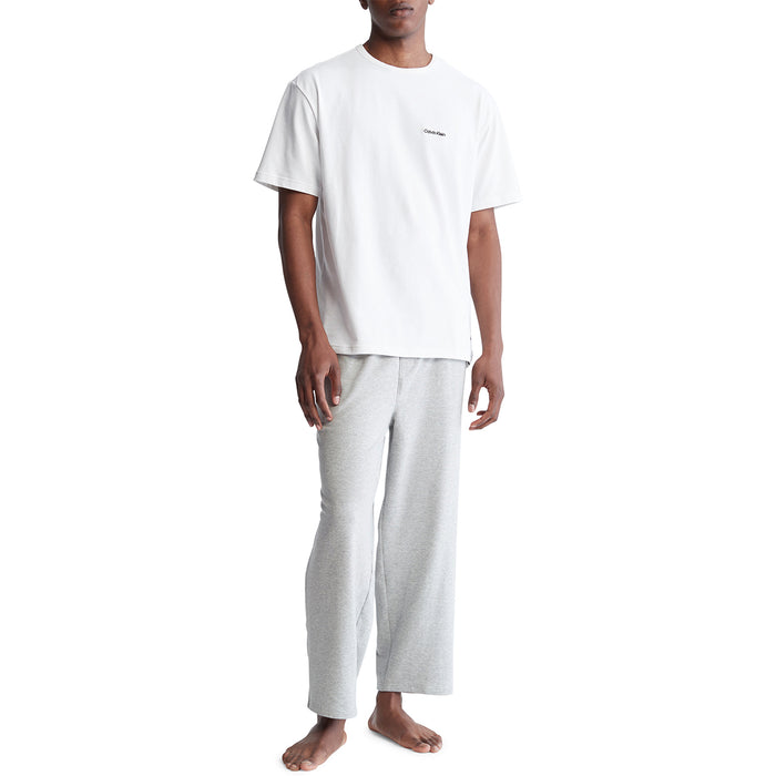 Modern Cotton Short Sleeve Crew Neck Tee White