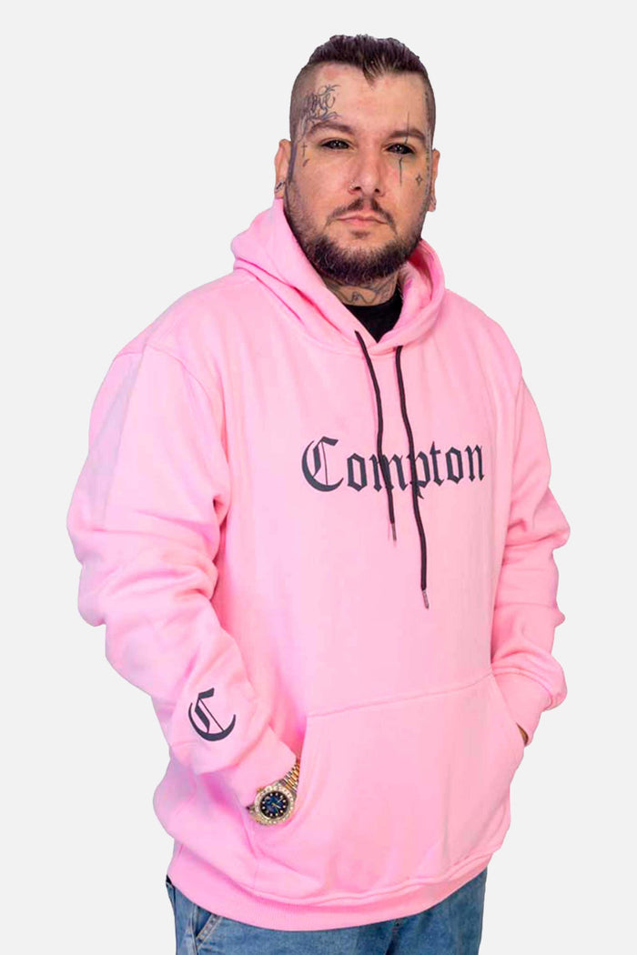 Moletom Compton Canguru Classic Rosa - COMPTON