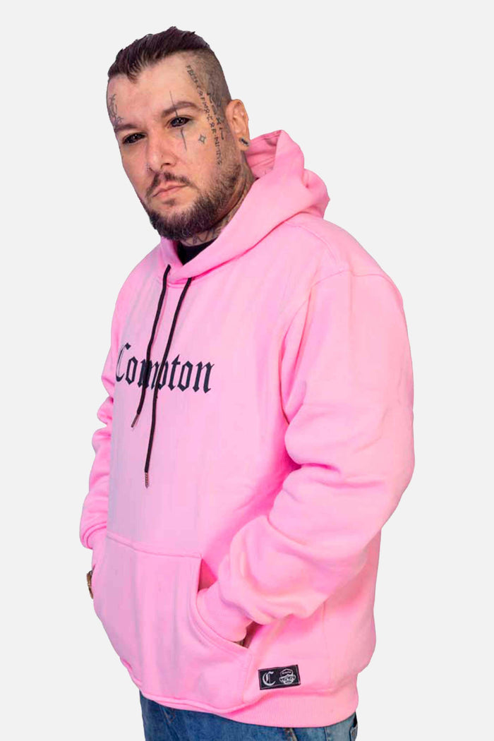 Moletom Compton Canguru Classic Rosa - COMPTON