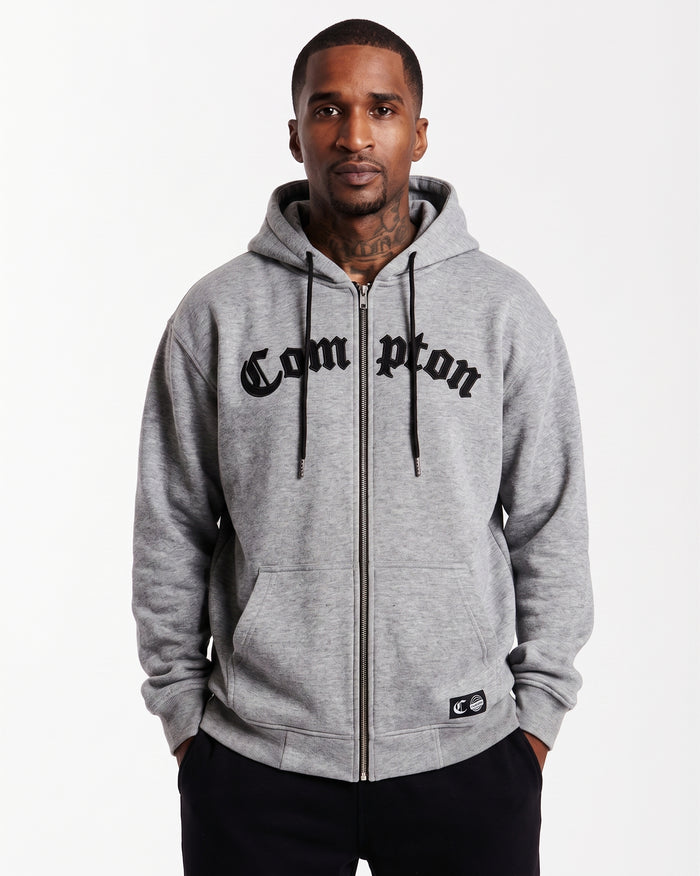 Moletom Compton Canguru Layers Cinza