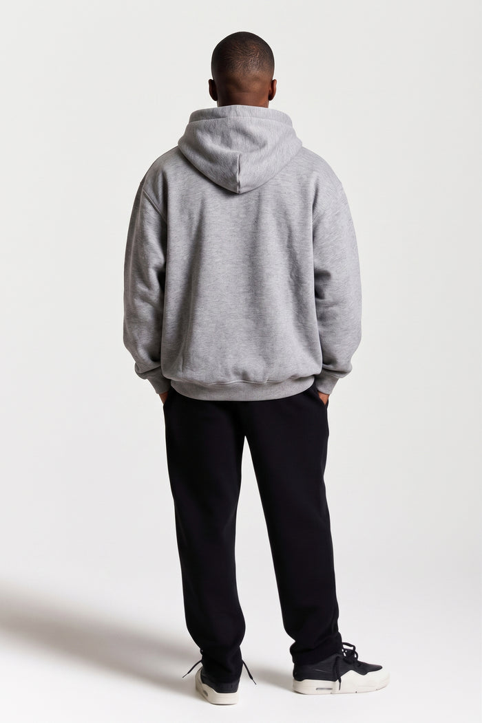 Moletom Compton Canguru Layers Cinza