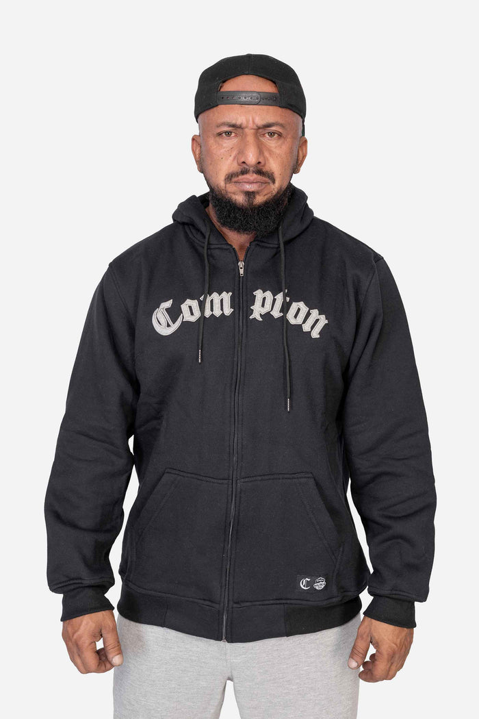 Moletom Compton Canguru Layers Preto - COMPTON