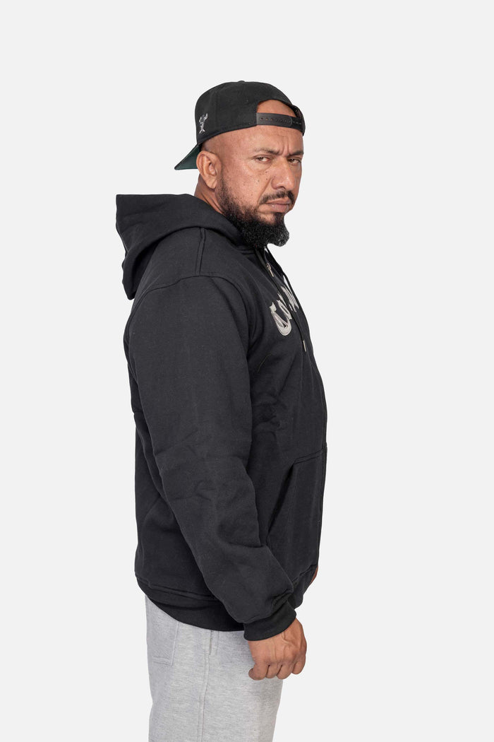 Moletom Compton Canguru Layers Preto - COMPTON