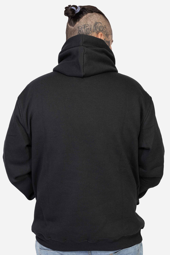 Moletom Compton Canguru Logo Refletivo Preto - COMPTON