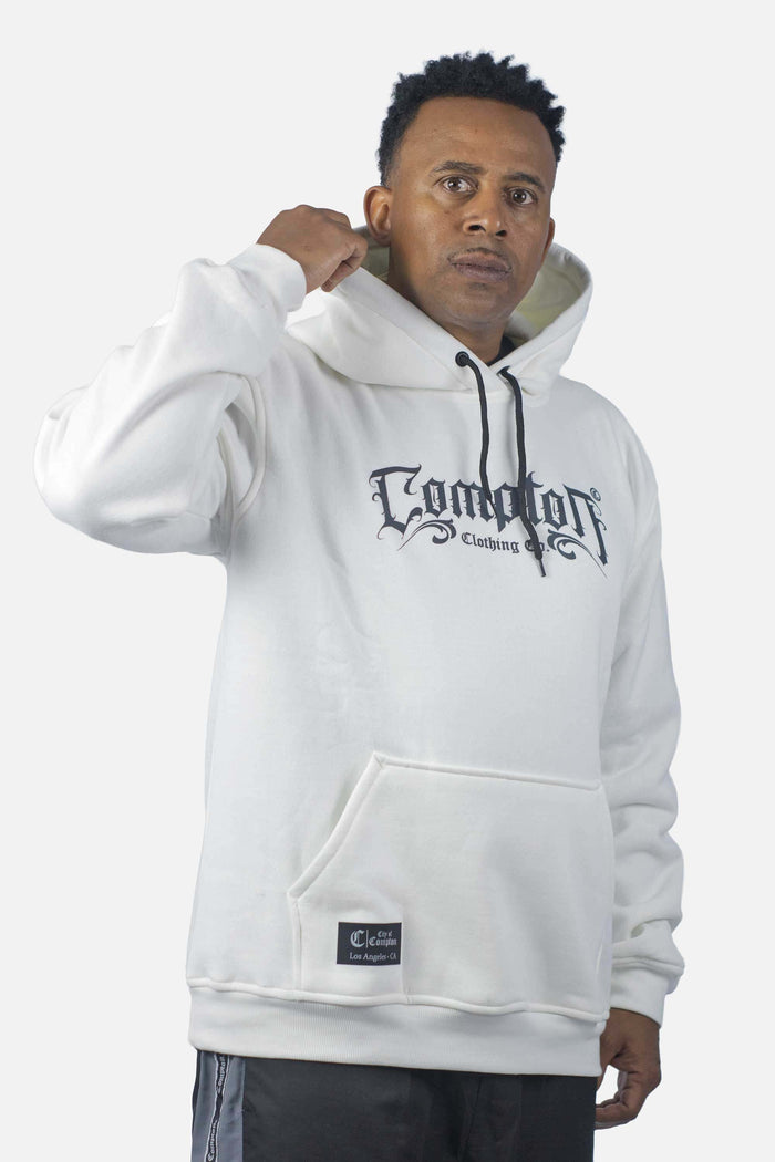 Moletom Compton Canguru Medieval Off White - COMPTON