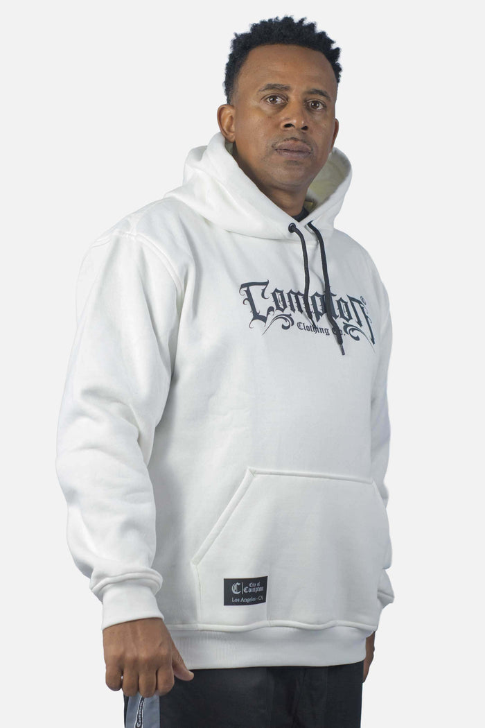 Moletom Compton Canguru Medieval Off White - COMPTON