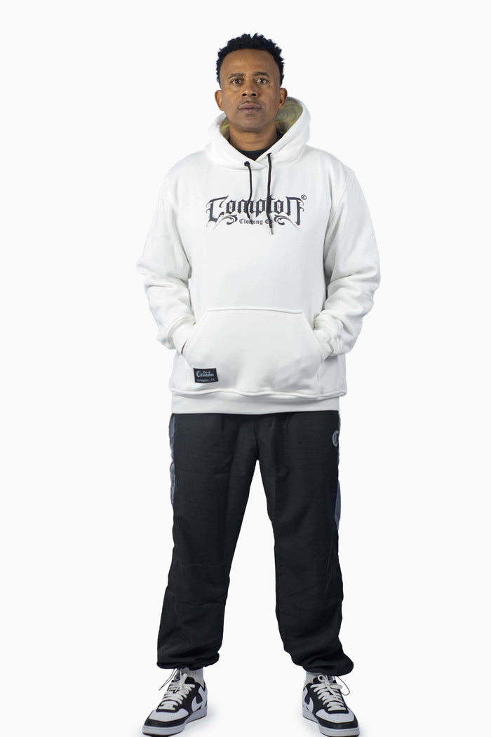 Moletom Compton Canguru Medieval Off White - COMPTON