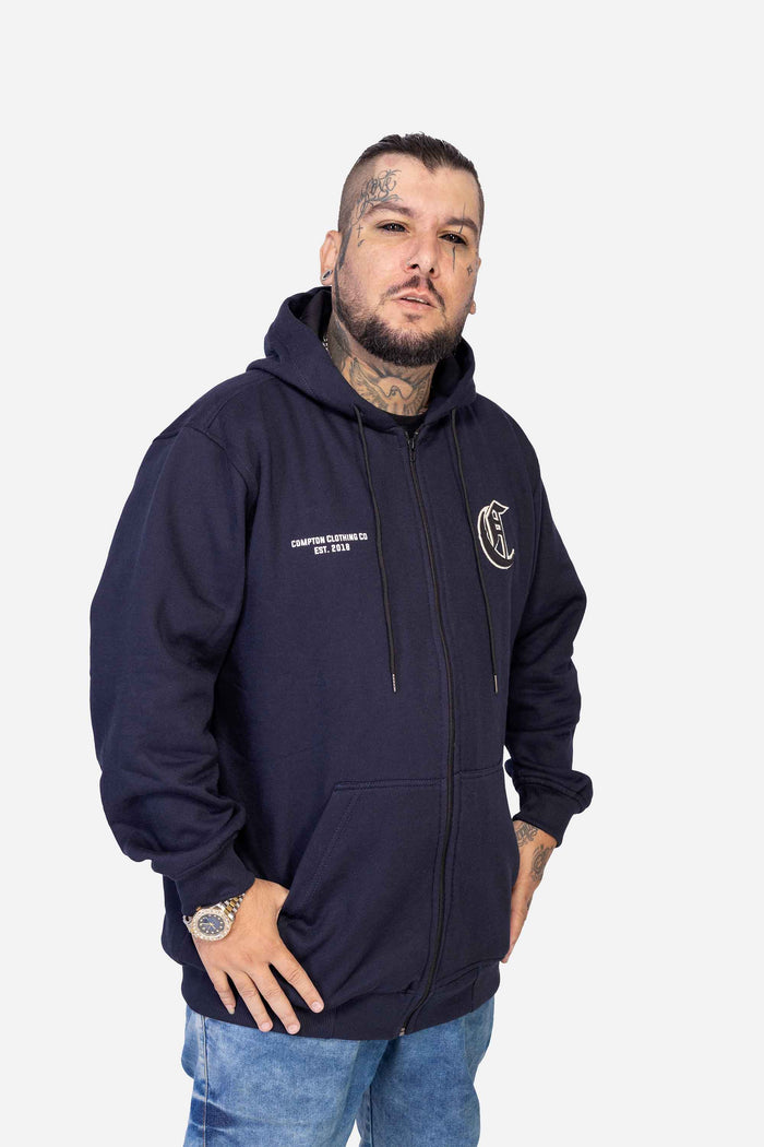 Moletom Compton Canguru Street Rules Preto - COMPTON