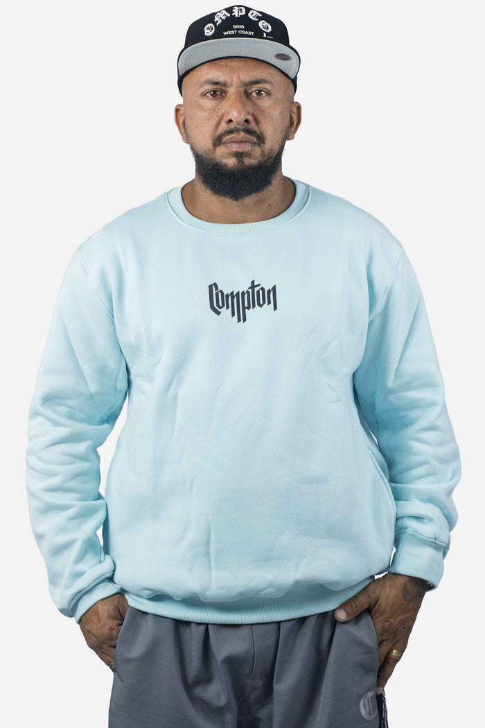 Moletom Compton Careca Gorro Verde Claro - COMPTON