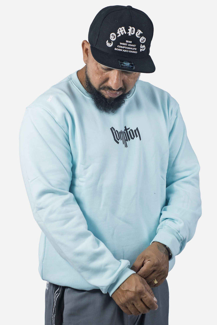 Moletom Compton Careca Gorro Verde Claro - COMPTON