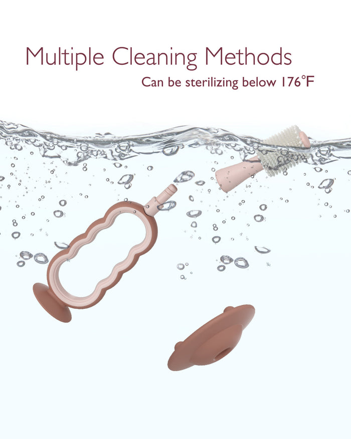 Momcozy Oral Care Series: Baby Finger à dents Brosse, Baby Wipes Brosse, Nettoyer pour bébé, brosse à dents pour bébé