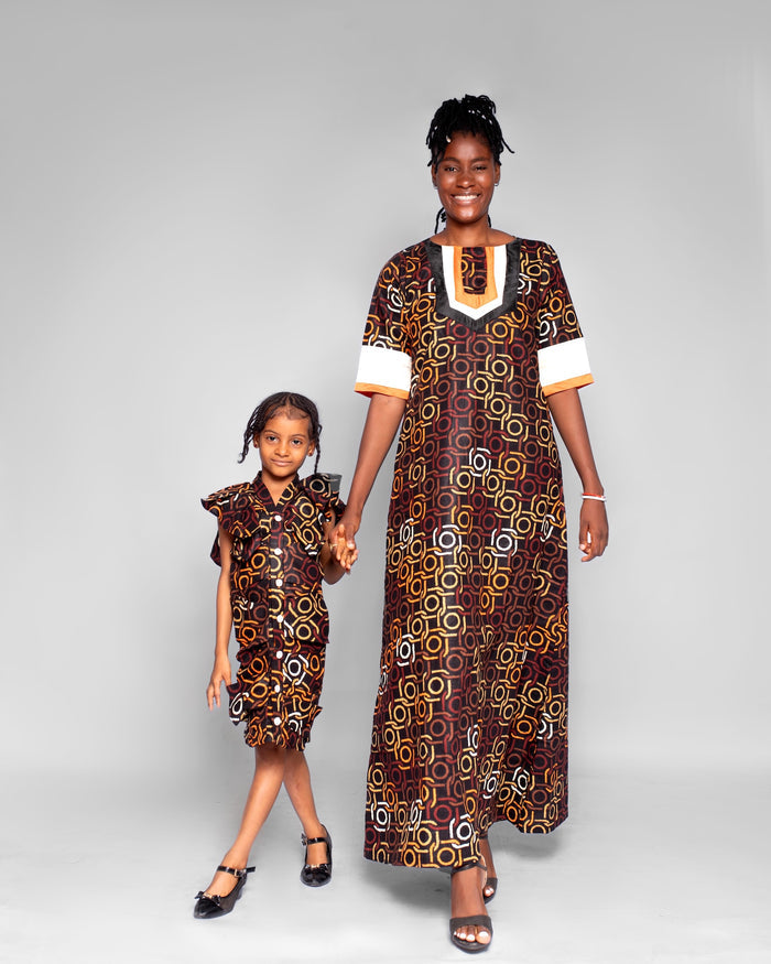 Mommy & Me Holiday Togetherness Bundle in Geometric Patterns