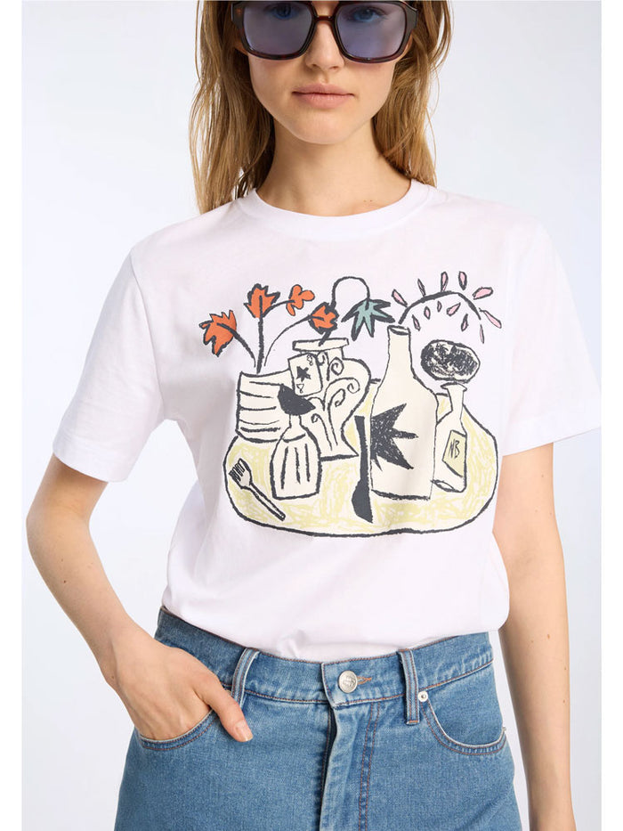 Munthe Ballon T-Shirt White