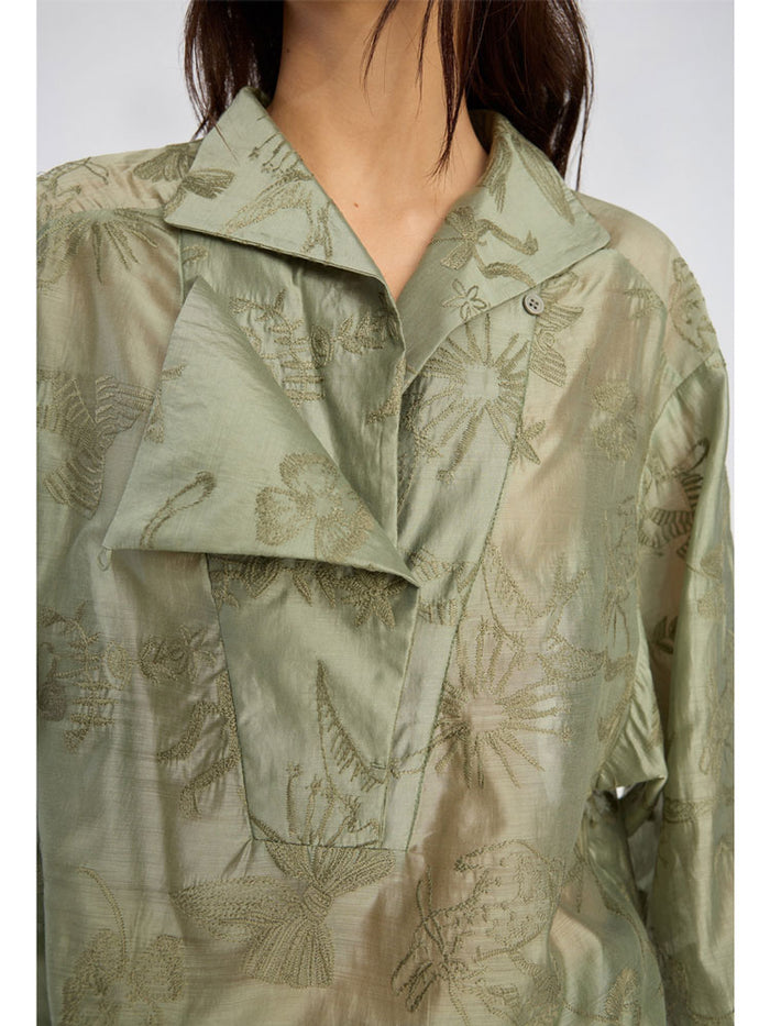 Munthe Belicia Blouse Green