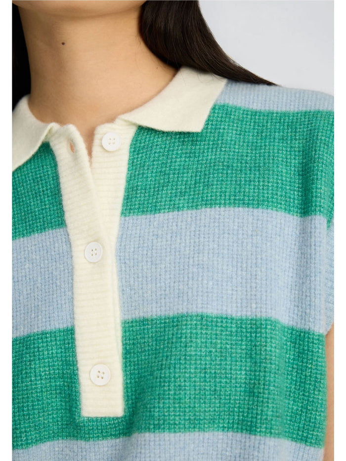 Munthe Bracha Knit Top Stripe Green