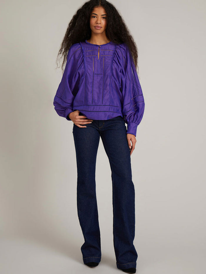 Munthe City Blouse Purple