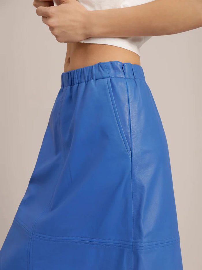 Munthe Jaggedy Skirt Turquoise