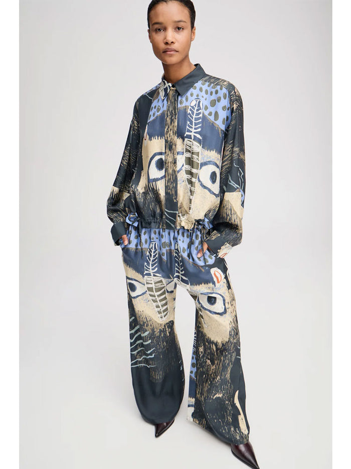 Munthe Losta Blouse Black Print