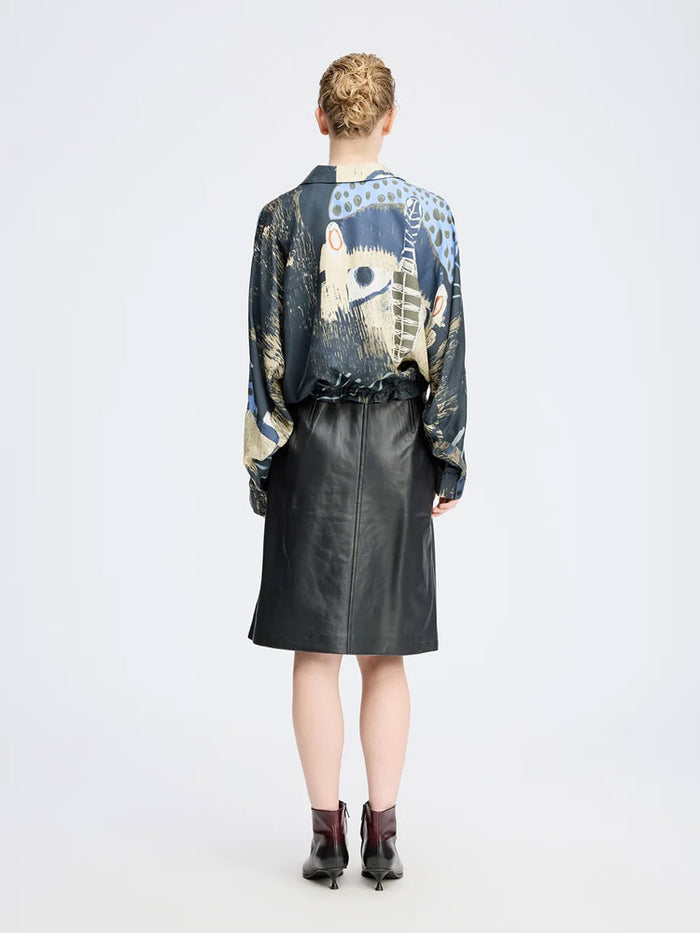 Munthe Losta Blouse Black Print